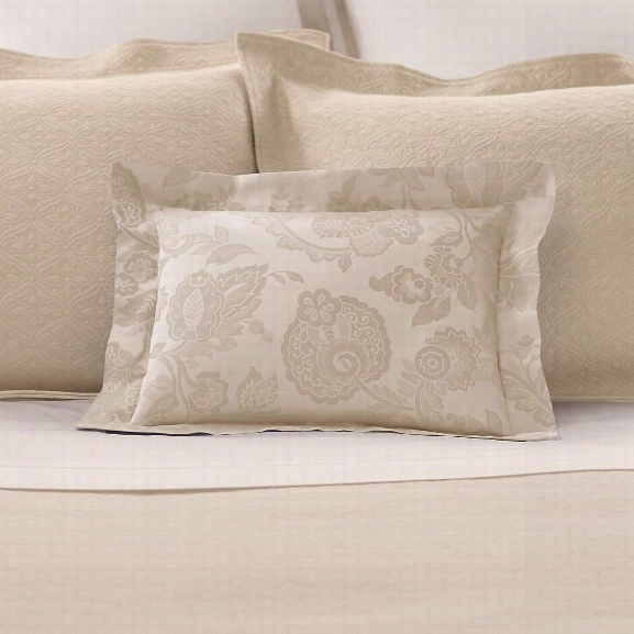 Chinois Damask Sandstone Decorative Pillow Design By Luxe