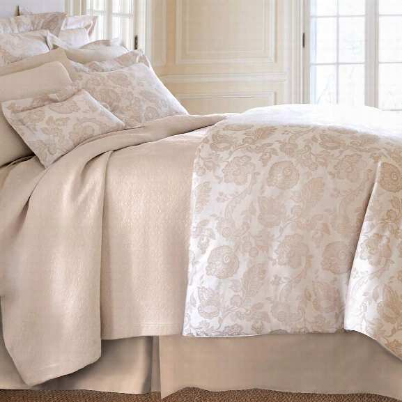 Chinois Damask Sandstone Duvet Cover Design By Luxe