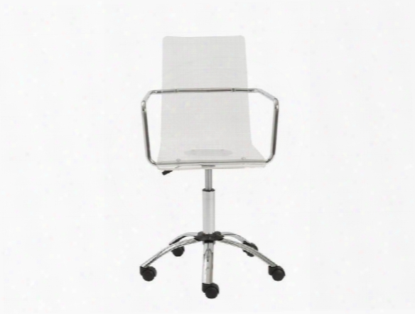 Chloe Office Chair In Clear Design By Euro Style