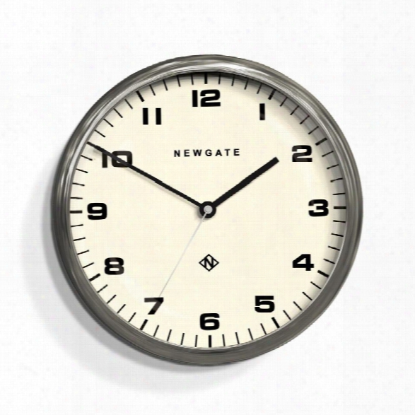 Chrysler Wall Clock In Burnished Stainless Steel Design By Newgate