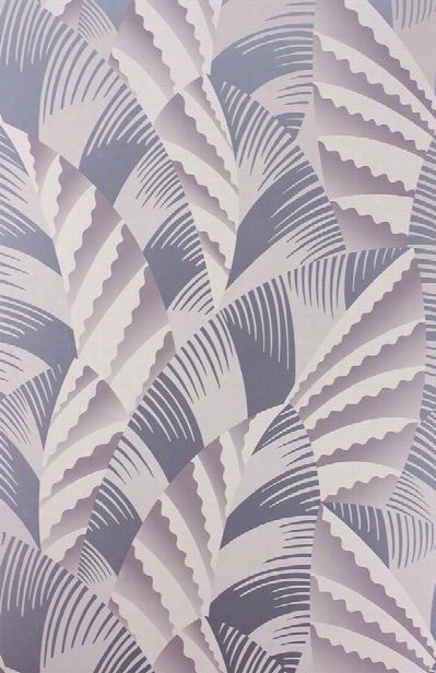 Chrysler Wallpaper In Heather And Metallic From The Fantasque Collection By Osborne & Little