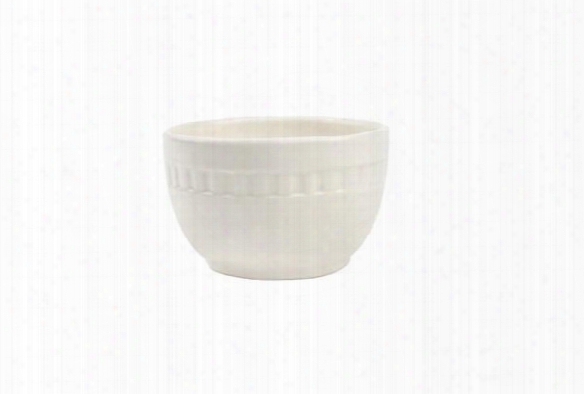 Ciara Fruit Bowl In Matte White Design By Canvas