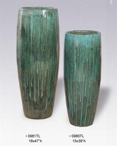 Cigar Jars In Teal Design By Emissary