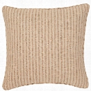 Adams Ticking Natural Indoor/Outdoor Decorative Pillow design by Fresh American