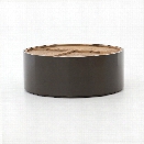 Cas Drum Coffee Table in Clay Lacquer