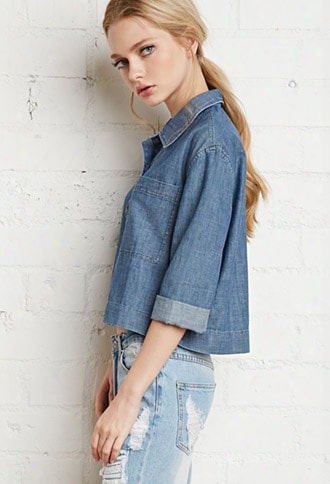 Boxy Chambray Shirt