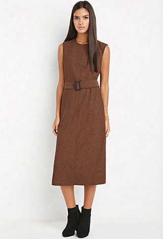 Contemporary Belted Shift Dress