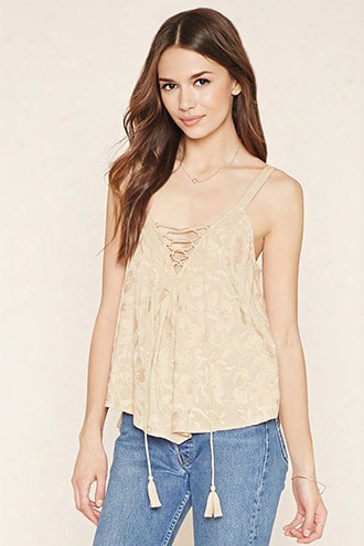 Contemporary Lace-up Top