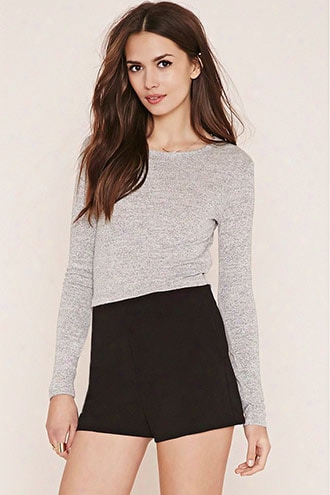 Contemporary Marled Knit Top