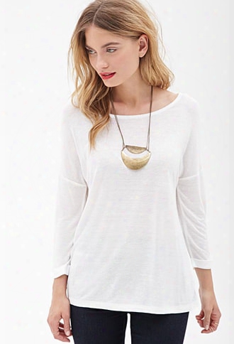 Contemporary Slub Knit Dolman Shirt