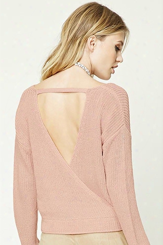 Contemporary Surplice Sweater