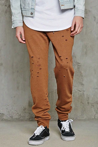 Distressed Terry Sweatpants