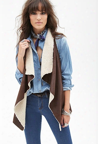 Faux Shearling Vest