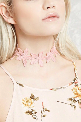 Floral Crochet Choker