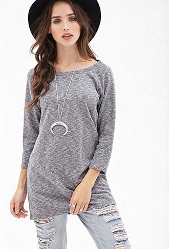 Heathered Raglan Pullover