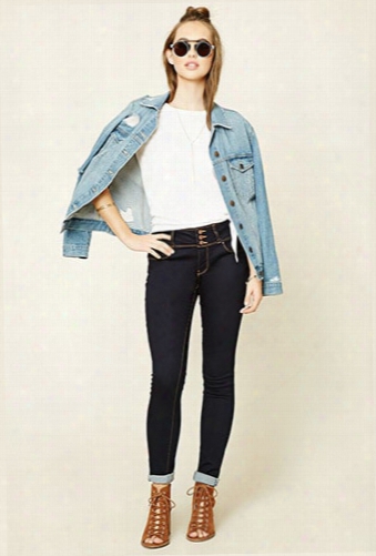 High-waist Skinny Jeans