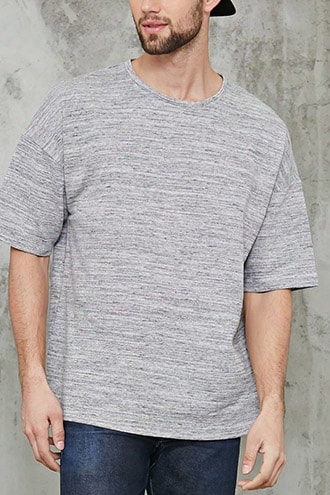 Marled French Terry Tee