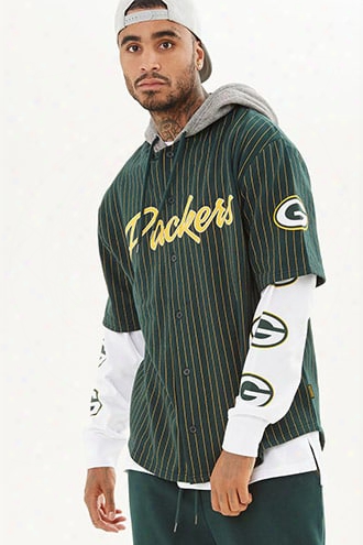 Nfl Packers Hooded Fleece Shirt