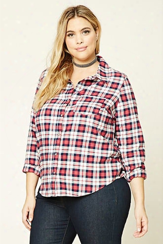 Plus Size Buffalo Plaid Shirt