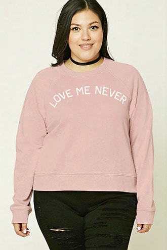 Plus Size Love Me Sweatshirt