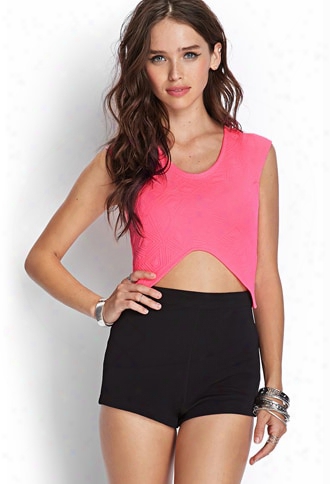 Quilted Pointy Crop Top