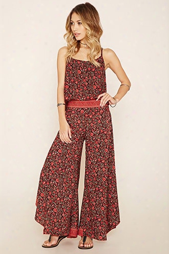 R By Raga Floral Wide-leg Pants