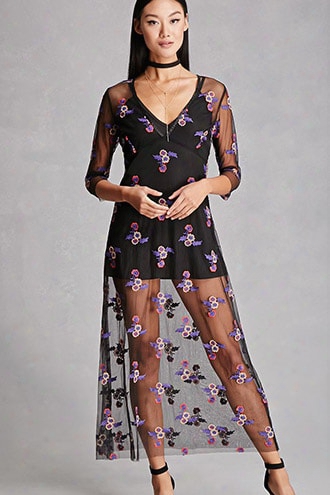 Rd And Koko Embroidered Dress