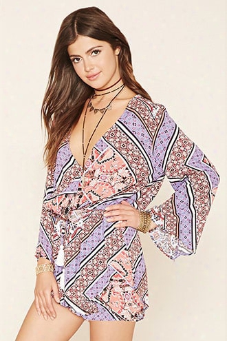 Reverse Abstract Print Romper