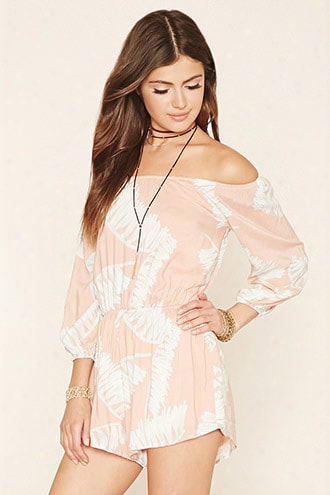 Reverse Off-the-shoulder Romper