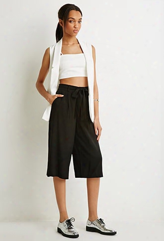 Self-tie Wrap Culottes