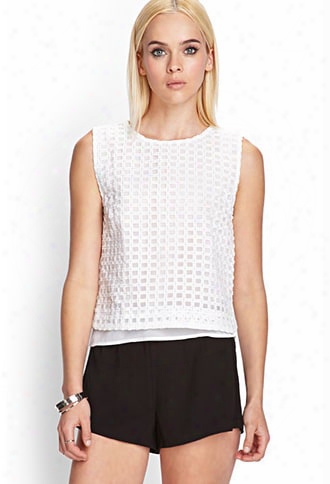 Square Patterned Top