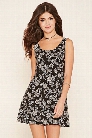 Floral Paisley Tie-Back Dress