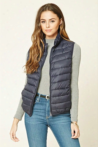 Zip-up Puffer Vest