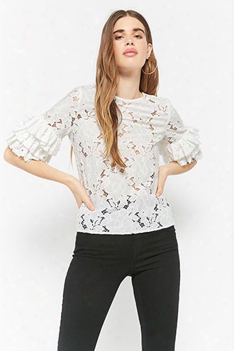 Boxy Floral Crochet Top