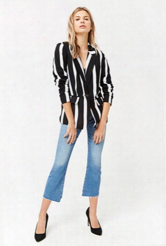 Contrast Stripe Blazer