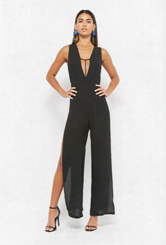 Cutout T-strap Jumpsuit