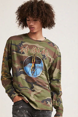 Def Leppard Camo Top