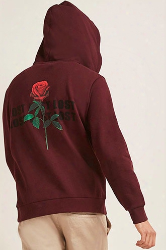 Fleece Lost Rose Hoodie