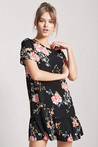 Floral Mini Shift Dress