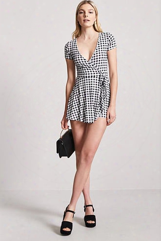 Gingham Skort Romper