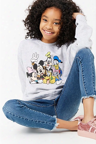 Girls Disney Characters Graphic Sweatshirt (kids)