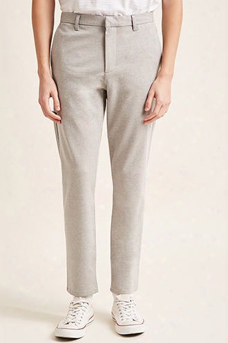 Heathered Slim-fit Pants