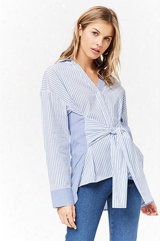 High-low Stripe Shirt