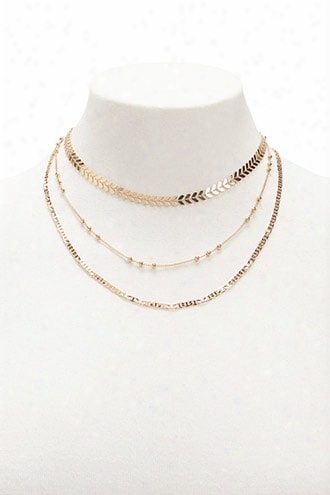 Laurel Chain Necklace Set