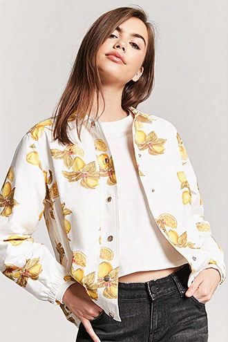 Lemon Graphic Coach Jacket