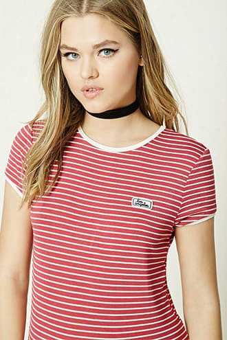 Los Angeles Stripe Ringer Tee