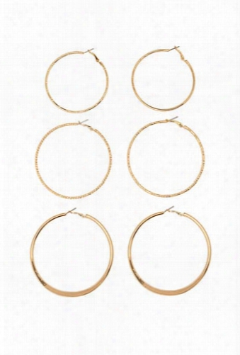 Oversized Hoop Earring Set