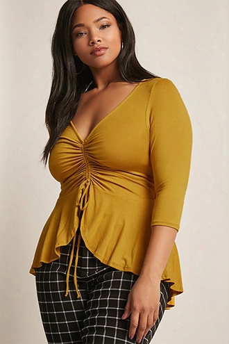 Plus Size Ruched Top