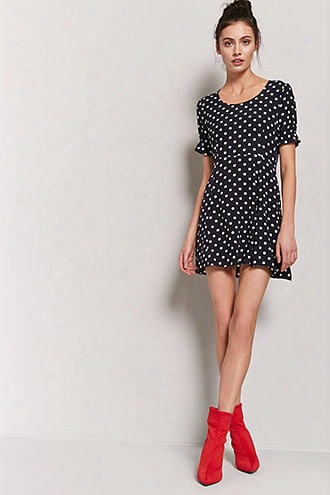 Polka Dot Print Dress