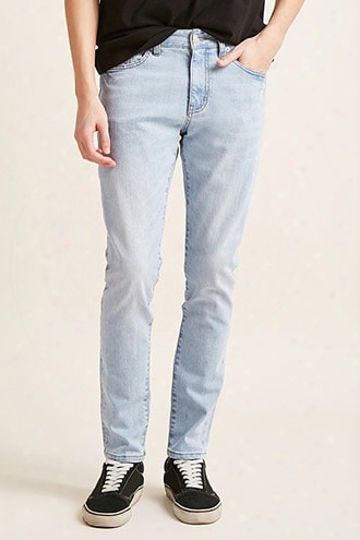 Stone Wash Skinny Jeans